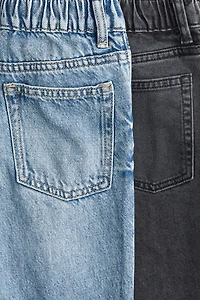 Lot de 2 jeans Coupe Flottante Effilés