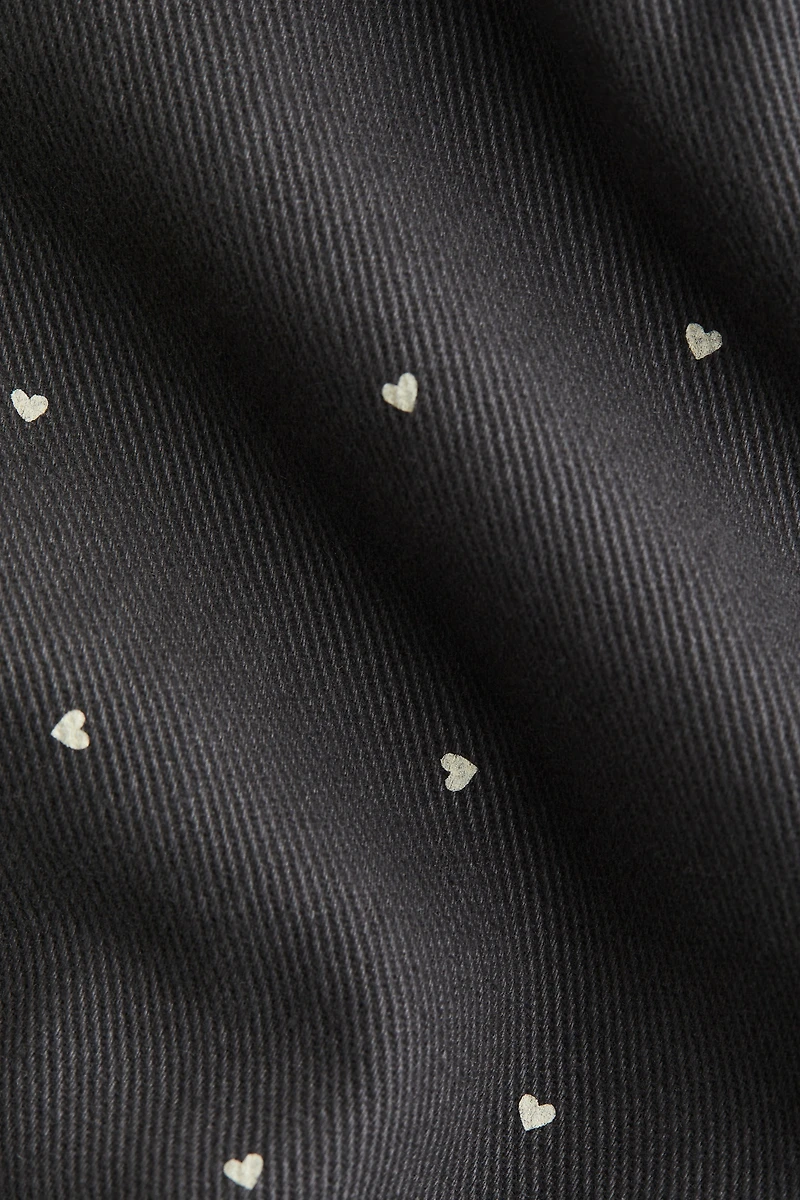 Printed Cotton Twill Pants