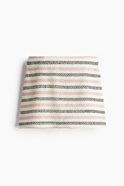 Glittery Textured Mini Skirt