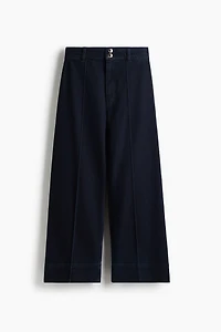 Wide High Ankle Jeans