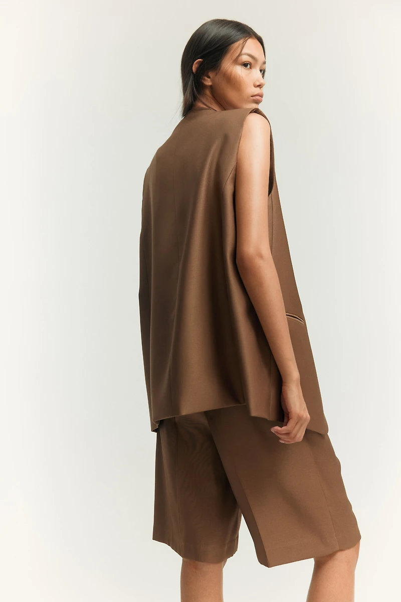 Wool-Blend Vest
