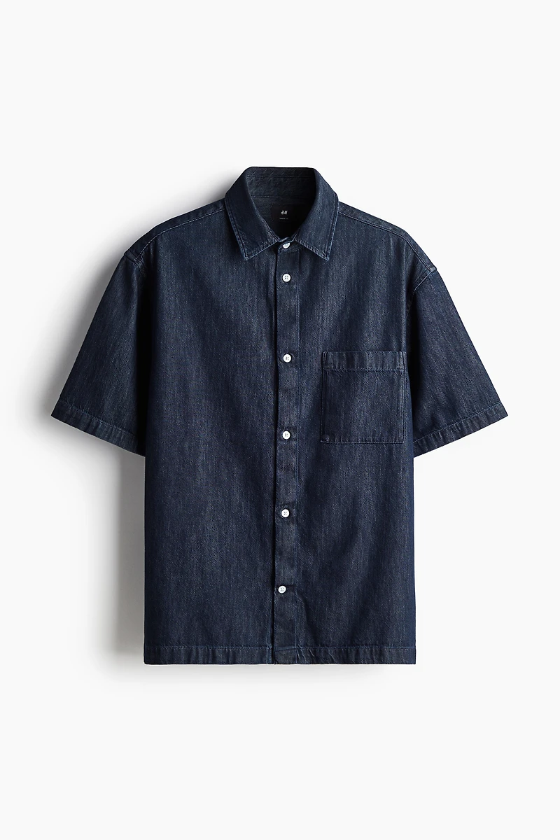 Chemise Coupe Flottante en denim