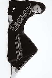 Printed Pull-On Pants