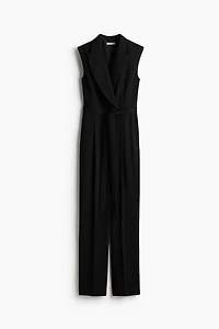 Combi-pantalon sans manches façon blazer
