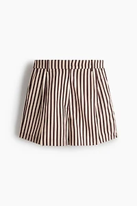 Dressy Linen-Blend Shorts