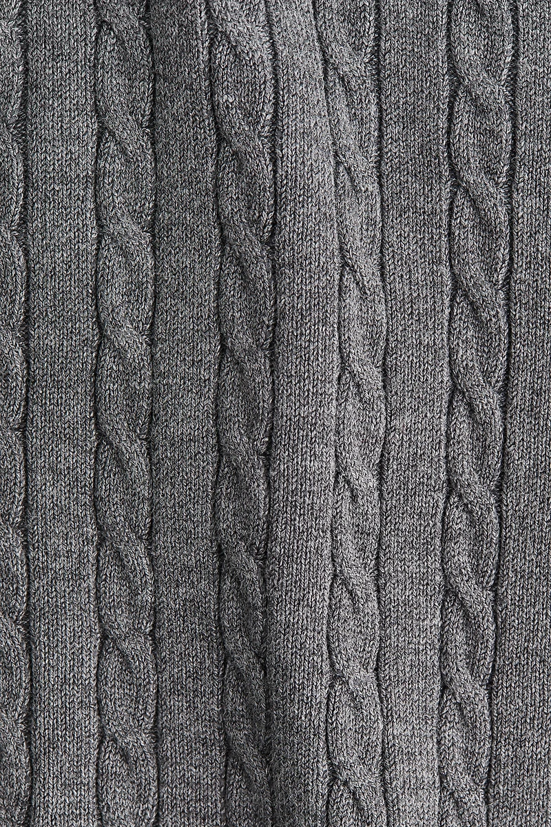 Gilet en tricot torsadé