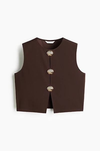Button-Decorated Top
