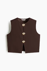 Button-Decorated Top