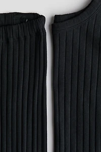 2-piece Ribbed Cotton Set