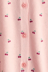 Chandail imprimé en tricot fin