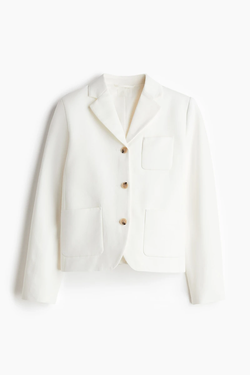 Blazer à fermeture droite