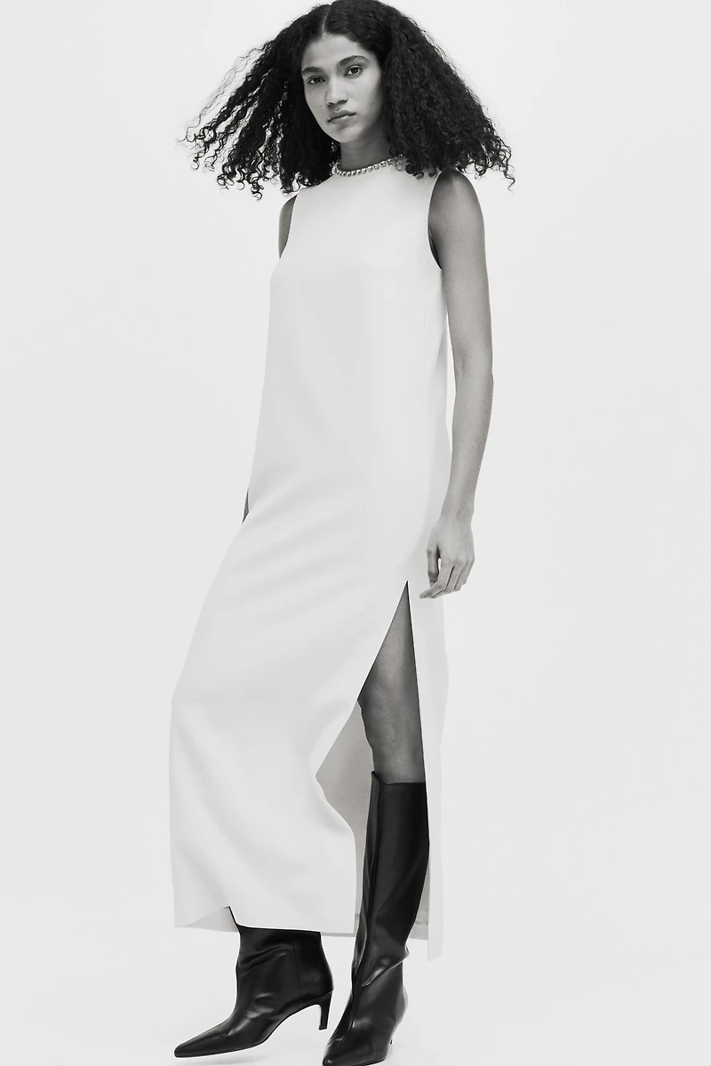 Rhinestone-Embellished Dress