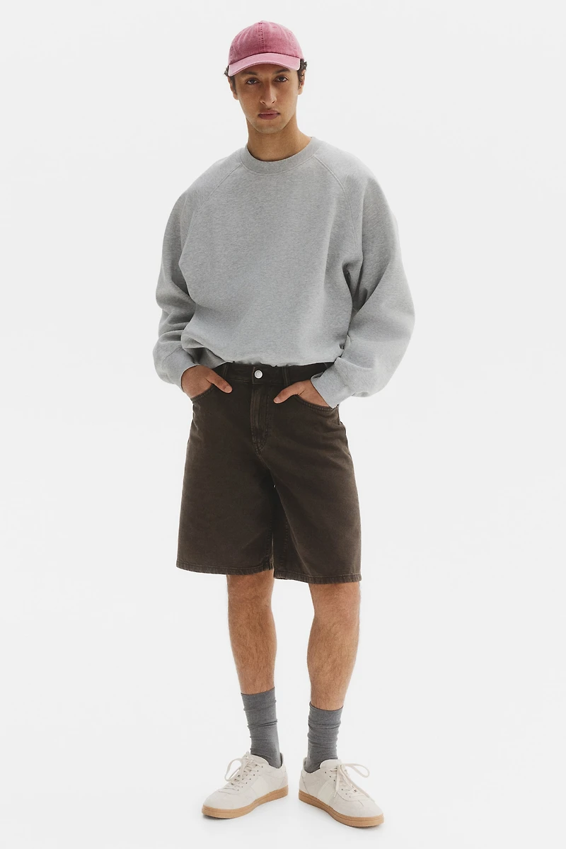 Relaxed-Fit Denim Shorts