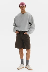 Relaxed-Fit Denim Shorts