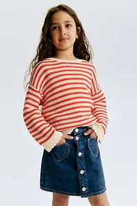 A-Line Denim Skirt