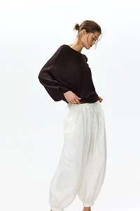 Batwing-Sleeved Sweater