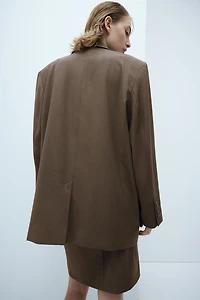 Blazer à fermeture croisée