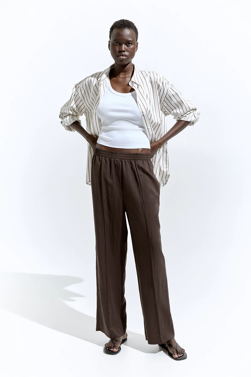 Pull-On Twill Pants