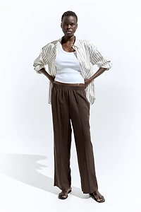 Pull-On Twill Pants