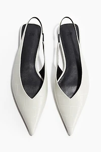 Pointed Slingbacks