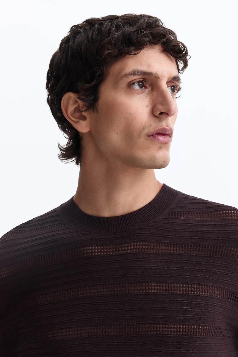 Slim-Fit Knit T-Shirt