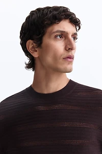 Slim-Fit Knit T-Shirt