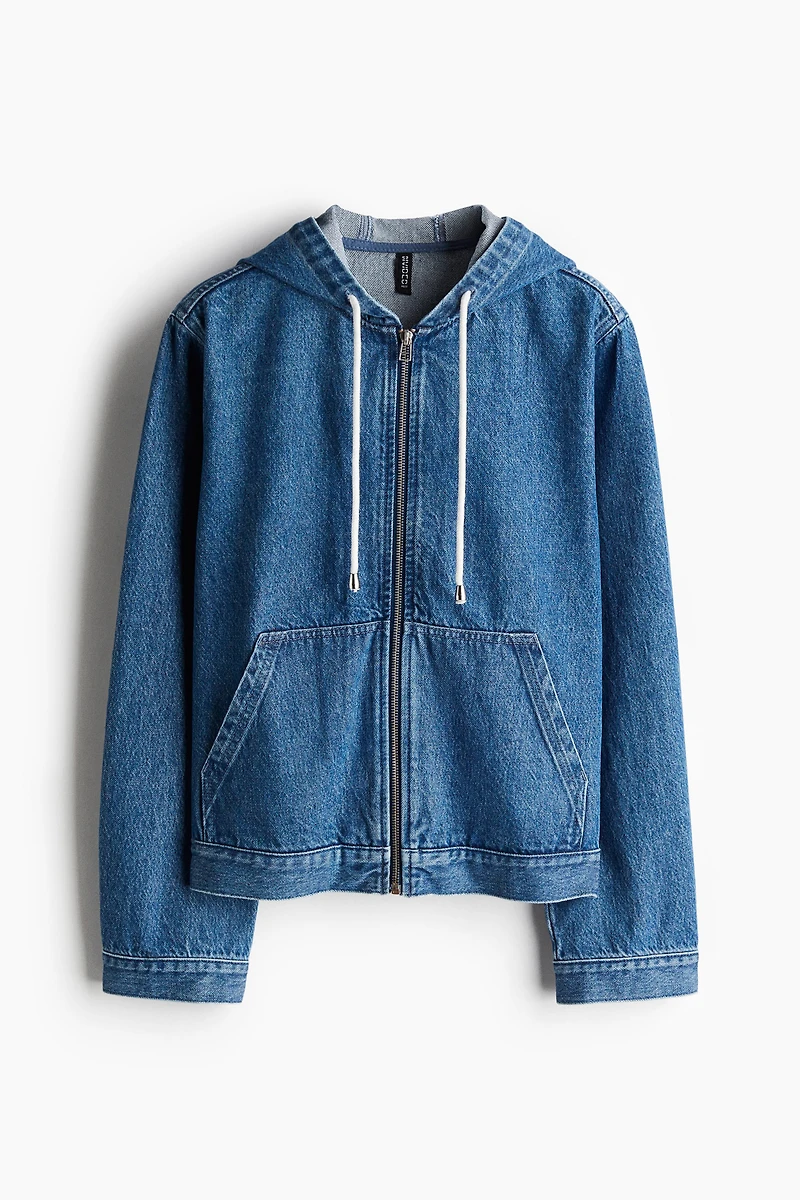 Hooded Denim Jacket