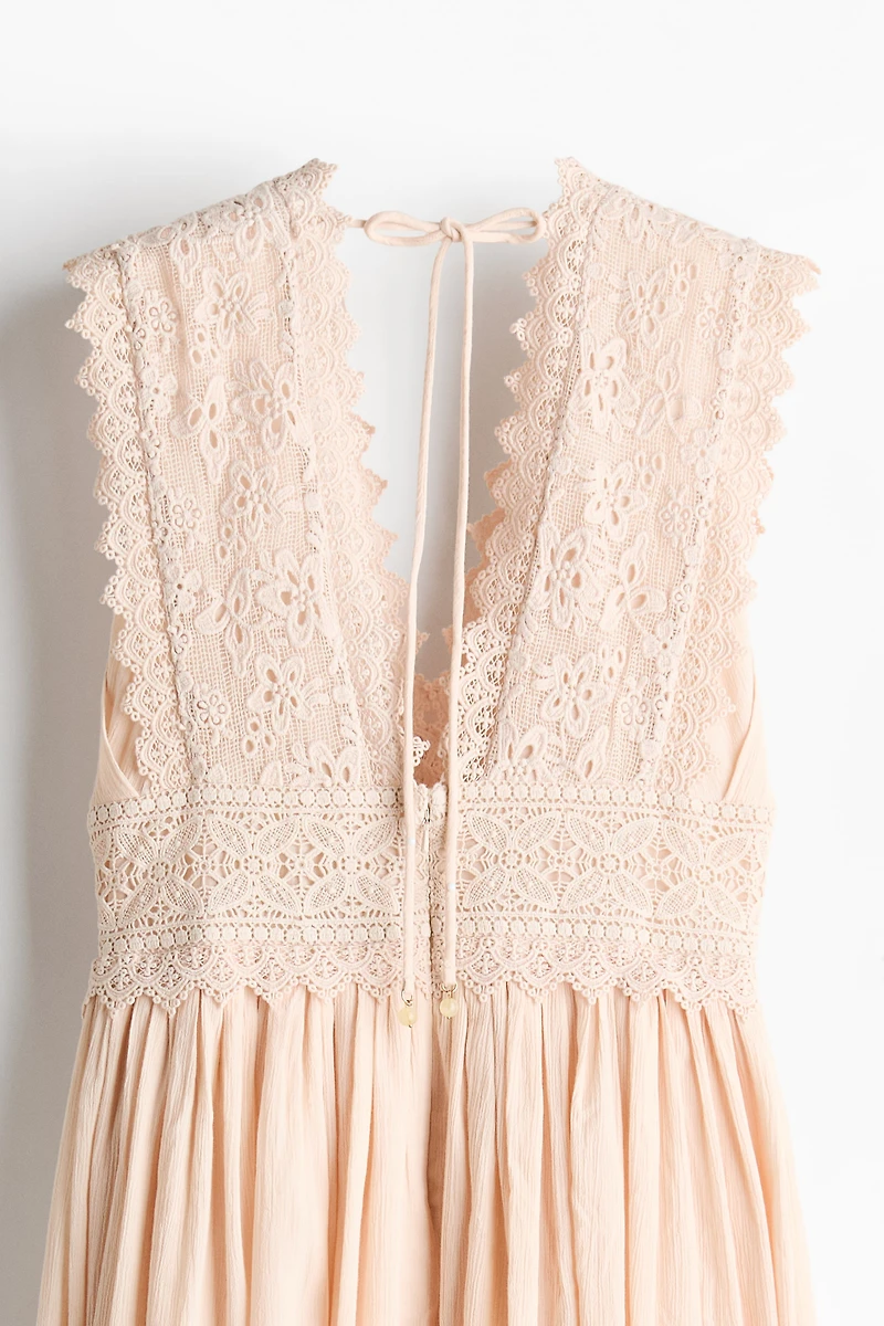 Lace-Bodice Dress
