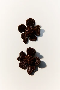 Flower-Shaped Earrings