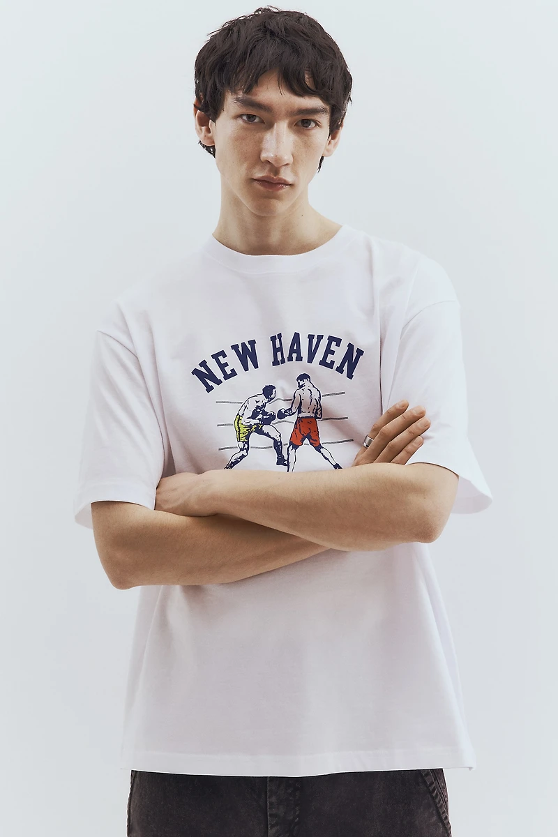 T-shirt imprimé Coupe Flottante