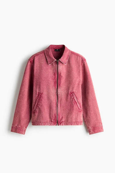Cotton Jacket with Collar