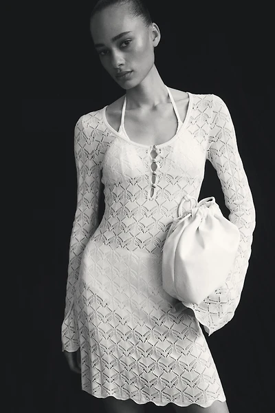Minirobe d’aspect crochet