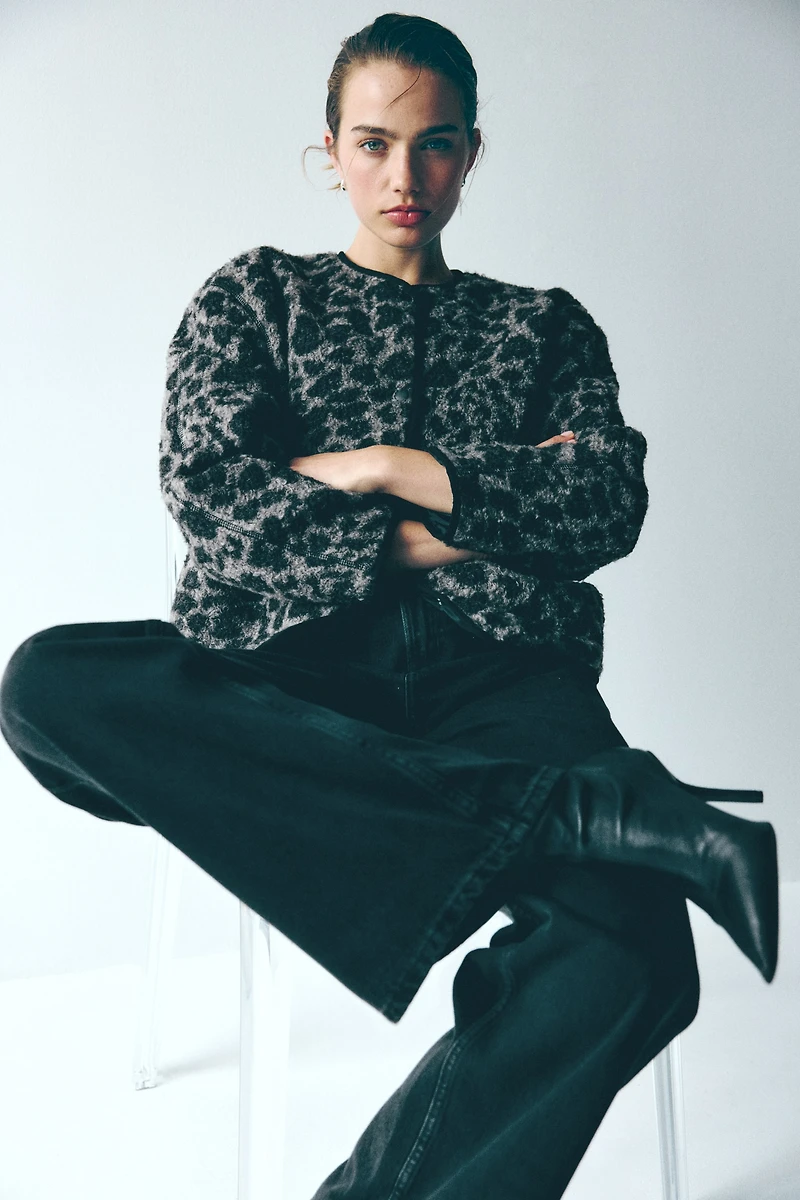 Veste à motif en polar