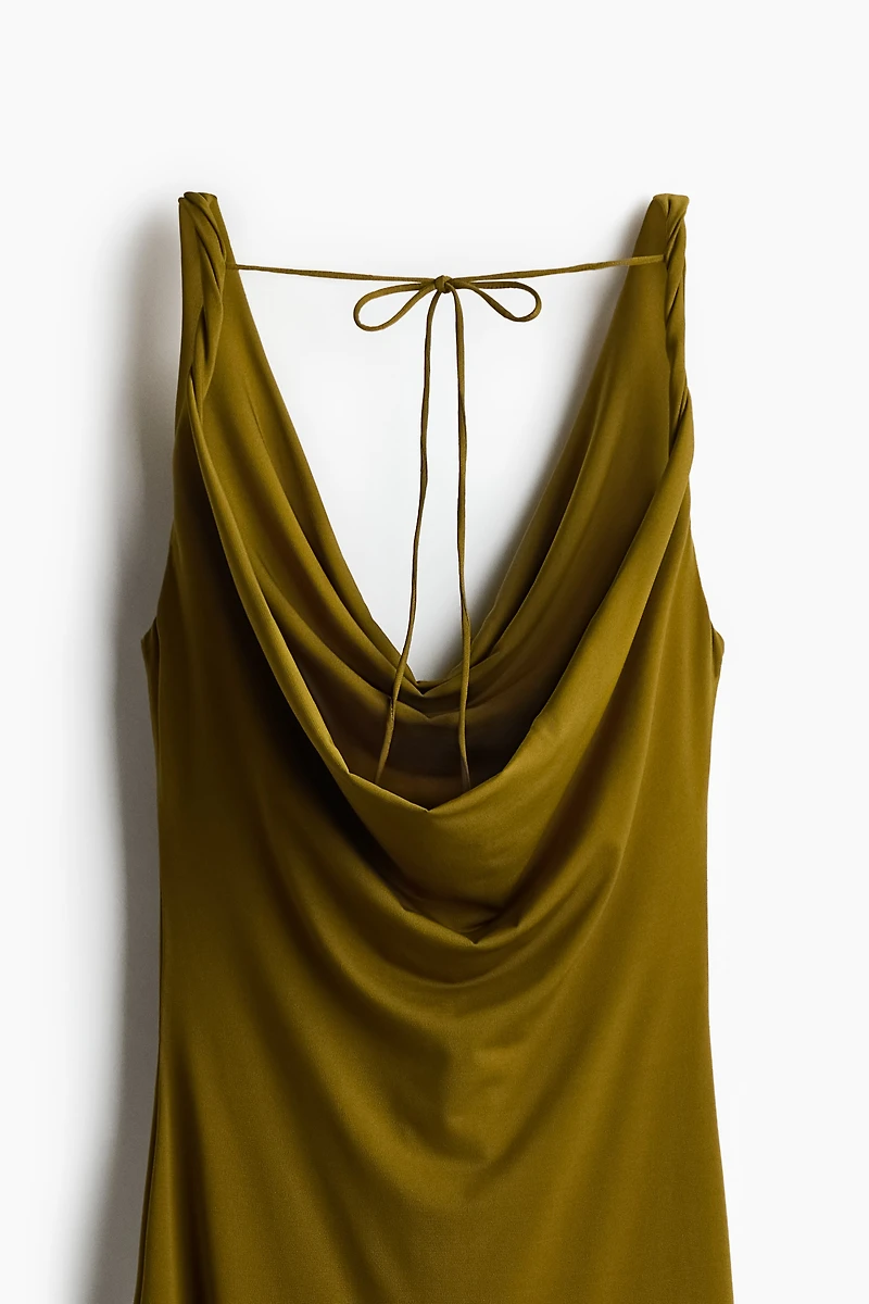Draped Jersey Dress