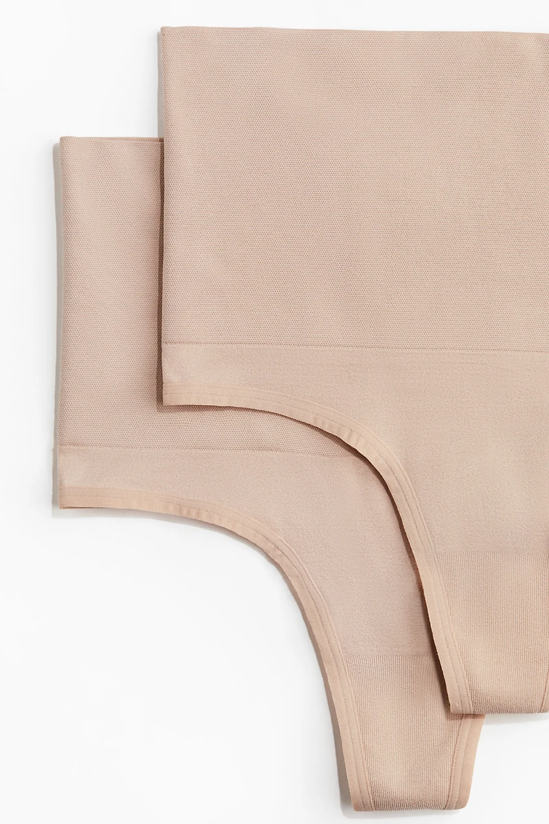 Lot de 2 culottes Thong Gainantes