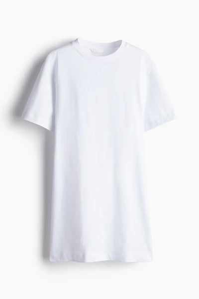 Defined-Waist T-Shirt Dress