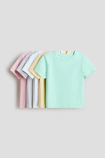 Lot de 5 T-shirts en coton