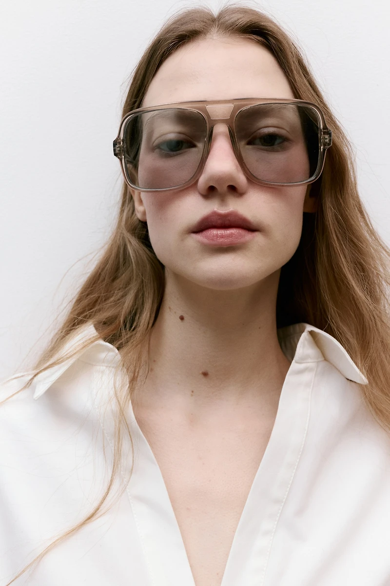 Lunettes de soleil style aviateur