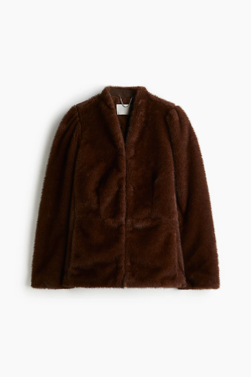 Veste à manches bouffantes