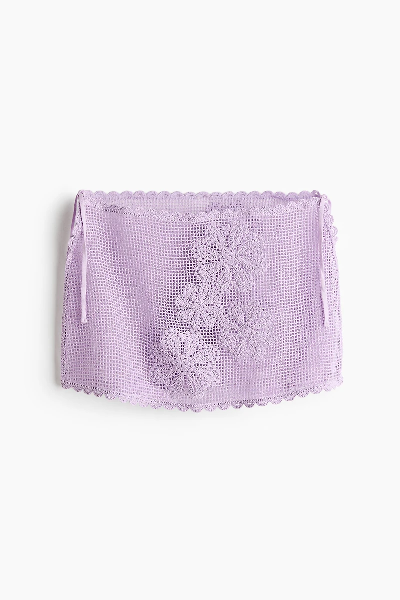 Crochet-Look Beach Skirt