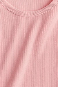Cropped Ribbed Tank Top