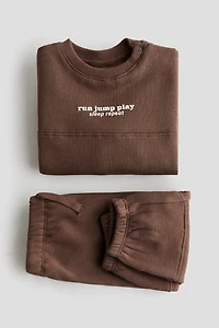 Ensemble 2 pièces en molleton à l'intérieur brossé