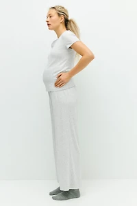 MAMA Pointelle Jersey Pajamas