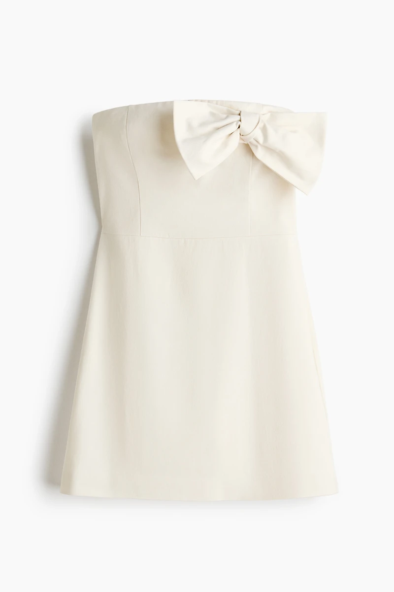 Bow-Detail Bandeau Dress