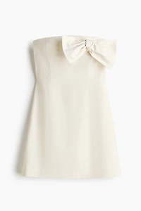 Bow-Detail Bandeau Dress