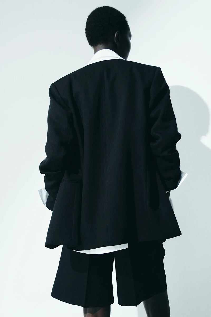 Short chic en lin mélangé