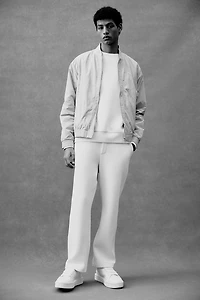 Blouson style aviateur en nylon coupe classique