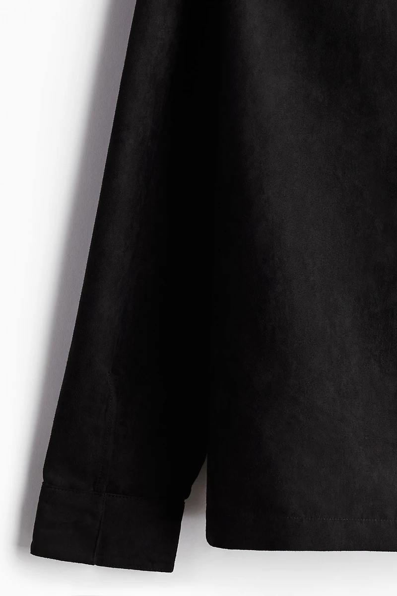 Regular Fit Napped Overshirt