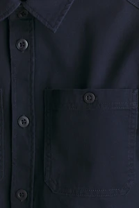 Surchemise en sergé de coton