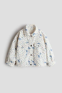 Veste en sergé imprimé